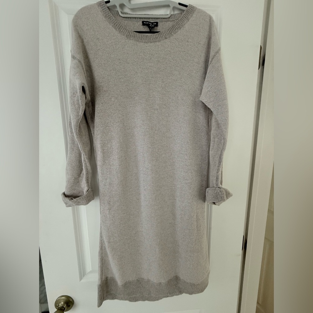 Club Monaco Gray Sweater Dress SZ S